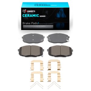 Kia Forte Koup Brake Pads - Front - R1 Concepts - Ceramic - `10-`24